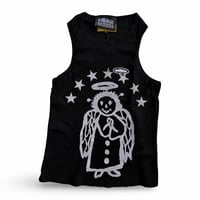 Image 1 of STAR ANGEL BLACK TANK TOP (M/L)