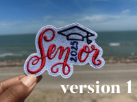 Image 2 of Senior 2025 Hat Patch / Custom Colors