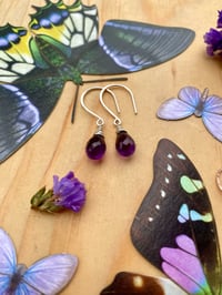 Image 7 of Simple Amethyst Earrings