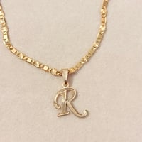 Image 1 of Letter R Necklace