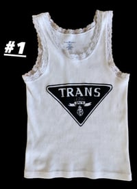 Image 1 of one of a kind TRANS LEZBO tops