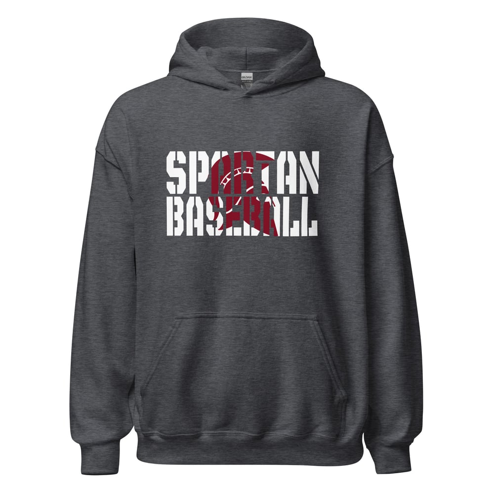 Spartan Baseball Block Letter Hoodie