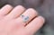 Image of Australischer Opal & Turmalin Doppelring