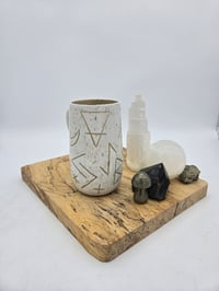 Image 2 of White Rune and Elements Mug