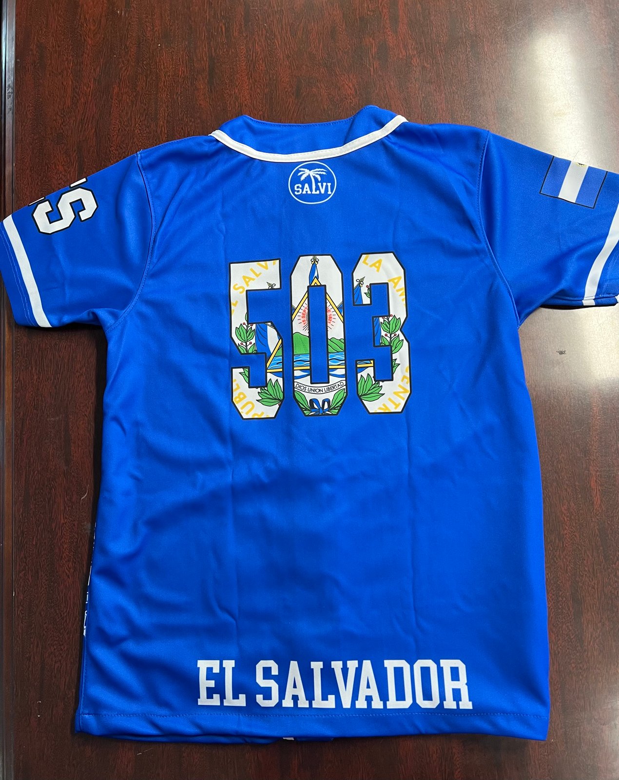 El Salvador Baseball Jersey ES 503 SalviPride503 Tienda   El Salvador Baseball Jersey Es 503 