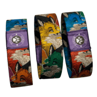 Image 1 of Rainbow foxes Wristband