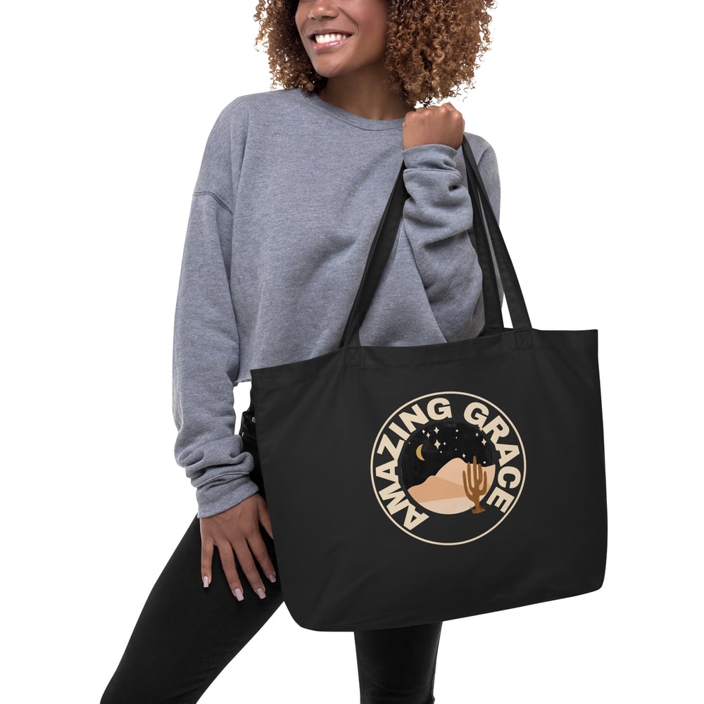 Image of Large tote bag black