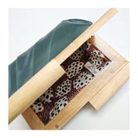 Image 3 of Forrest Leather & Timber Clutch