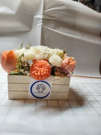 Image 2 of Candle wood box arrangement 