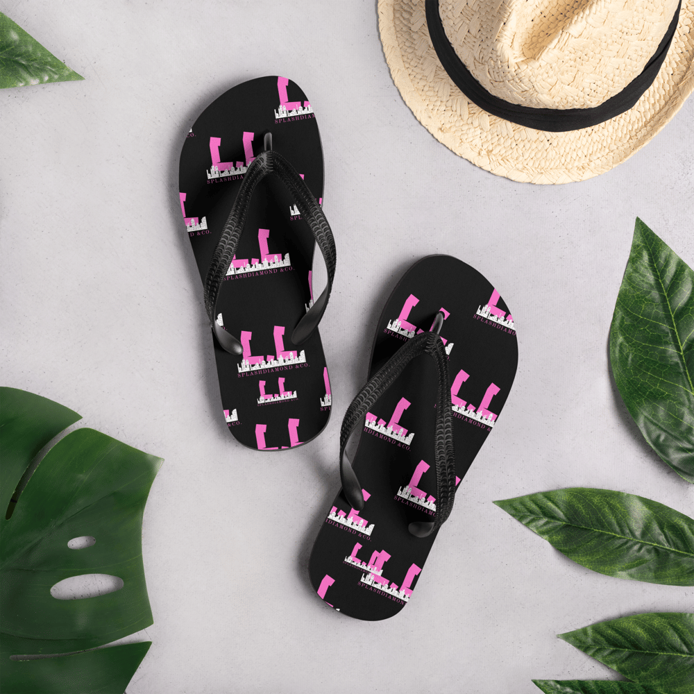 Image of SplashdiamondCo Merch Flip-Flops