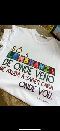 Image 2 of Camiseta bordada a man. LEMBRANZA. Corte unisex. Talla 2XL