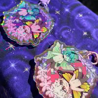 Image 2 of Day and Night BakuDeku Fae Keychains