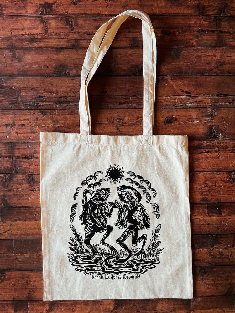 Image of Dancing Frogs Tote Bag