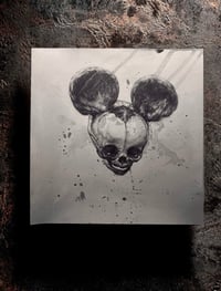 Image 1 of ‘FOETAL MOUSE III’ [ Unique Print - { 1/1 } ] - Hand Embellished Museum Archival Print