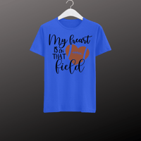 Image 4 of My Heart is on that field shirt