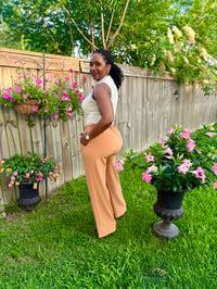 Image 4 of Wide Leg Pant w/Front Button