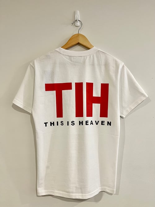 Image of THIS IS HEAVEN- LOGO TEE - WHITE