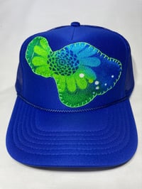 Maui fabric trucker  #VM16