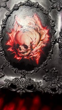 Image 7 of ‘DIE, MY DARLING’ [ Unique Miniature Print - { 1/1 } ] - Hand Embellished Museum Archival Print