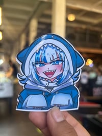 Image 2 of Gawr Gura Peaker Sticker