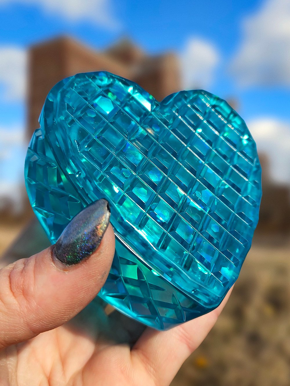 Image of Turquoise Heart Box
