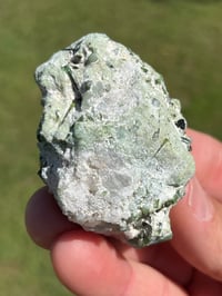 Image 8 of Green Tourmaline Bars In Quartz Matrix #2217