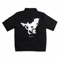 Image 1 of “Flight” Black Zip-up Shirt 