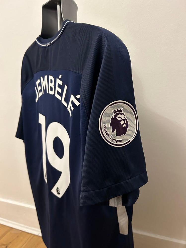Image of Tottenham Hotspur “DEMBÉLÉ 19” 2017/18 Away Shirt + PL patches (XL)