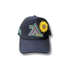 Art Of Fame❌A-Team All Black Trucker Hat/ Sunflower” Hunter Green Logo