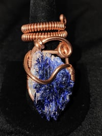 Adjustable Azurite Ring #2 Morocco