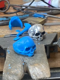 Image 3 of Silver Skull Ring