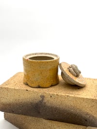 Image 4 of yellow dot jar