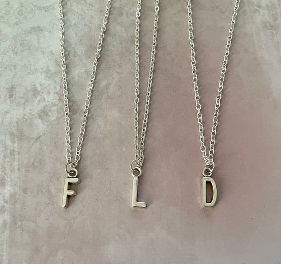 Image of Personalised Letter Necklace or bracelet 