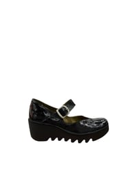 Image 1 of Fly London Baxe Black Patent 
