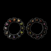 h.t.f wooden bracelet