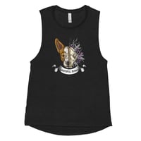 Image 1 of Ladies’ Logo Muscle Tank