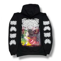 Image 3 of YANDERE CHAINSAW REGURGITATION FACTORY - PULLOVER/ZIP-UP HOODIES