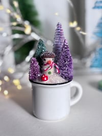 Image 2 of Mini Mug Winter Scene 5