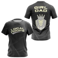 LocalHoops Girl Dad Tee - Dark Grey/Light Grey