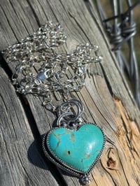 Image 2 of Blue Range Heart Necklace