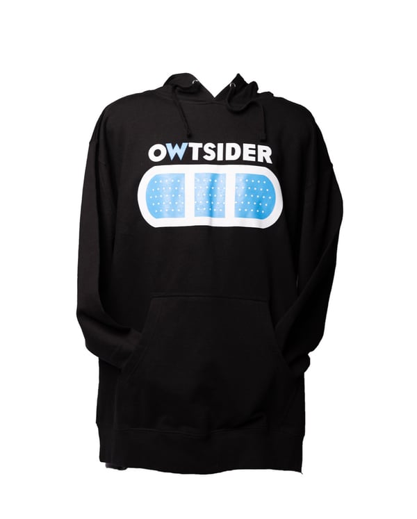 Image of "OG" hoodie (black/powder blue/white)