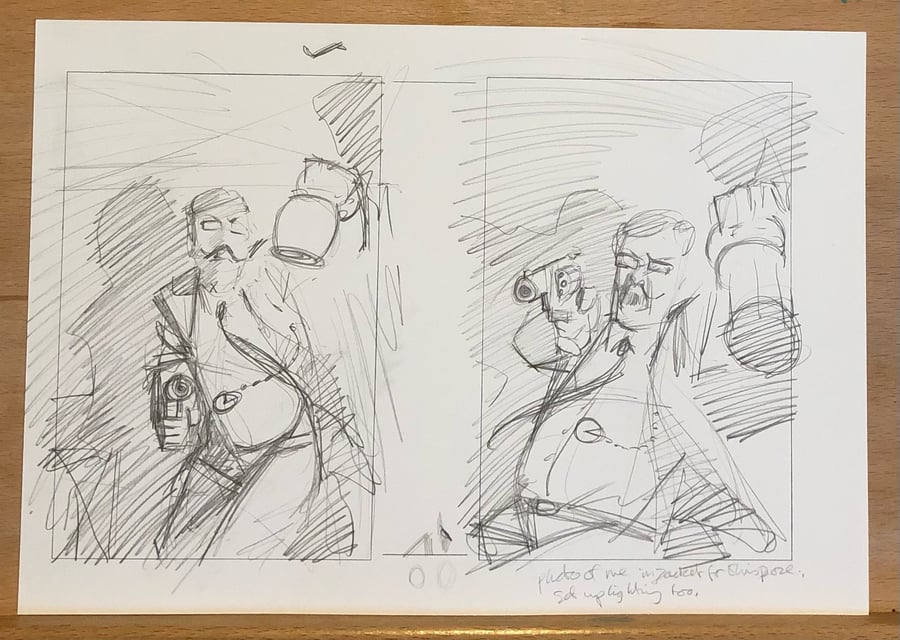 Image of Fort issue 1 cover sketches