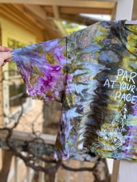 Image 2 of XL Party At Your Own Pace Tie Dye Crop Top Shirt D12