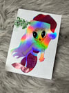 XMas Bichota Sirena Holographic Car Decal