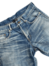 Image 3 of Saint Laurent D18 “Dirty Winter” Denim - 34