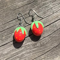 Image 1 of Strawberry earrings