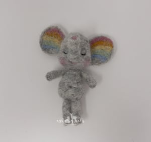 Image of rainbow elephant lovey