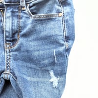 Image 4 of Girls Jordache High Rise Stylish Distressed Skinny Jeans
