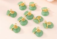 Image 3 of Faux Jade Retro Bag Pendant