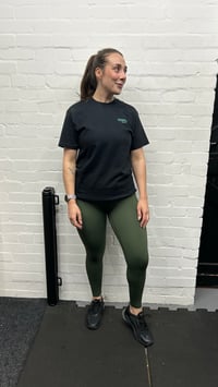 Image 1 of Orb pocket leggings - Seaweed Green
